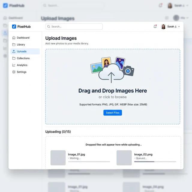 物件写真をアップロード